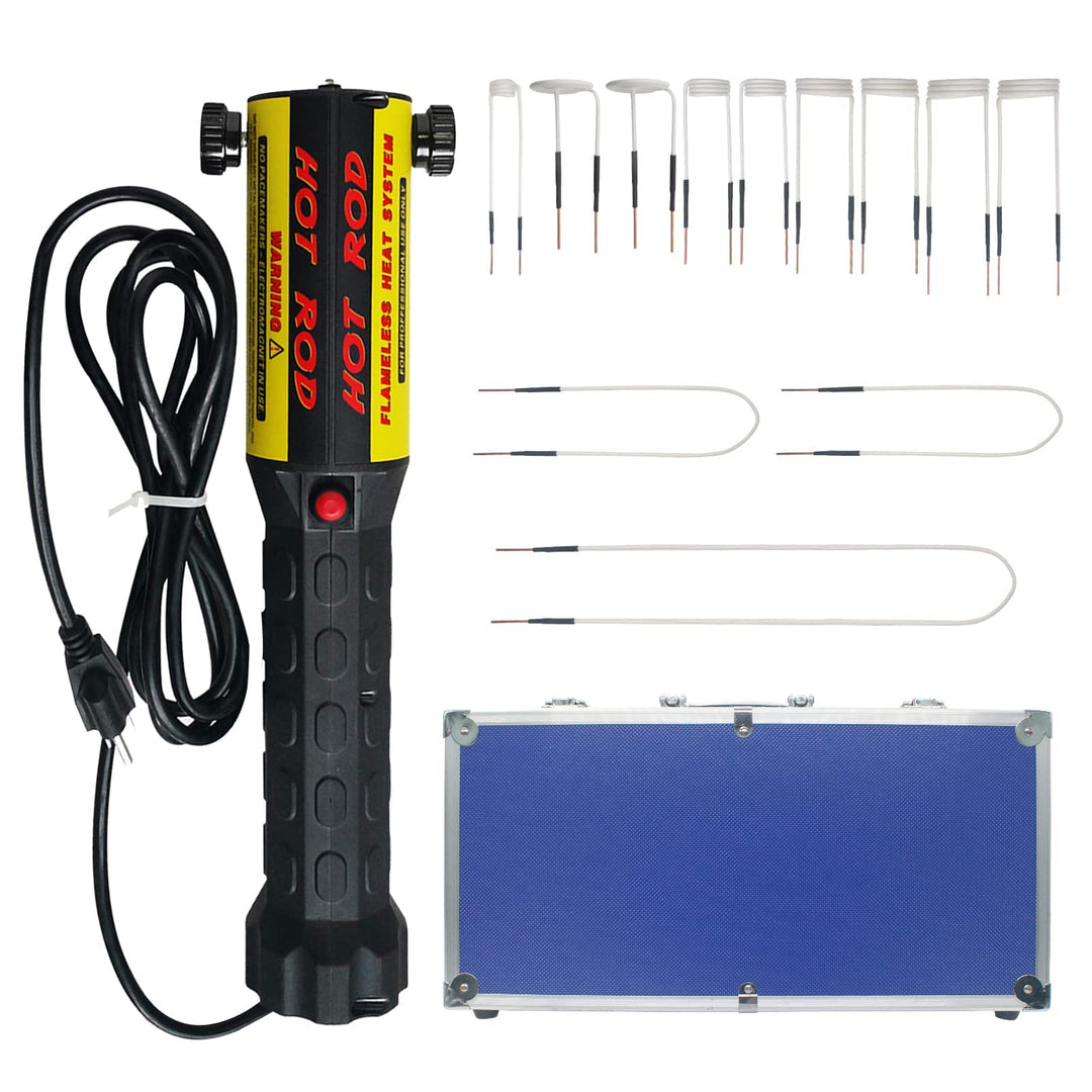 SOLARY, Heizset mit magnetischer Induktion, 1 kW, ohne Flamme, mit 12 Spulen, zum Lösen von rostfrei