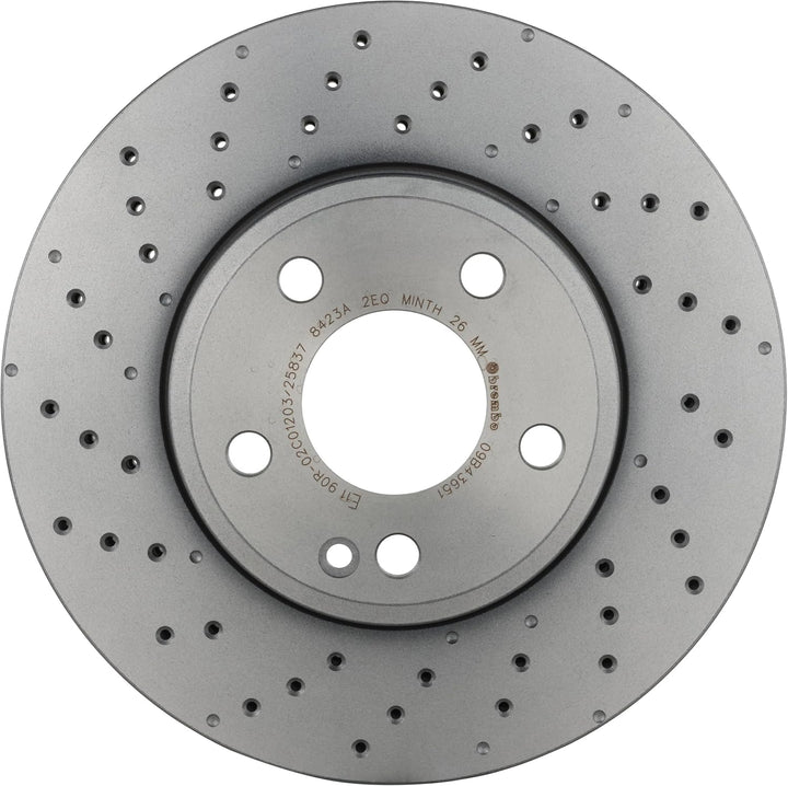 Brembo 09.B436.51 Vordere Bremsscheibe mit UV Lackierung, Anzahl 2