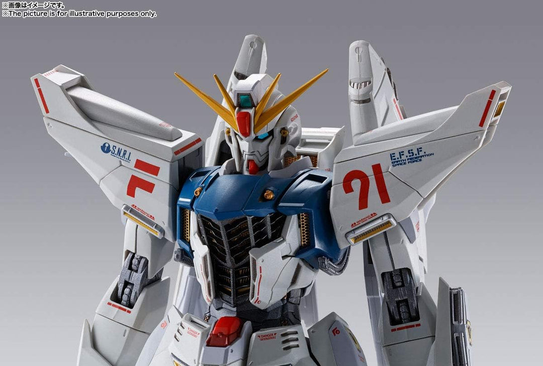 BANDAI - Metallbuild Gundam f91 Chronicle Weiss, 177000, Mehrfarbig, One Size