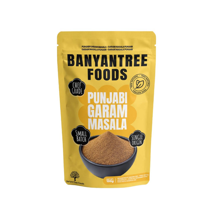 BanyanTree Foods Garam Masala Gewürzmischung 100g ~ Ganz natürlich | indischer Herkunft
