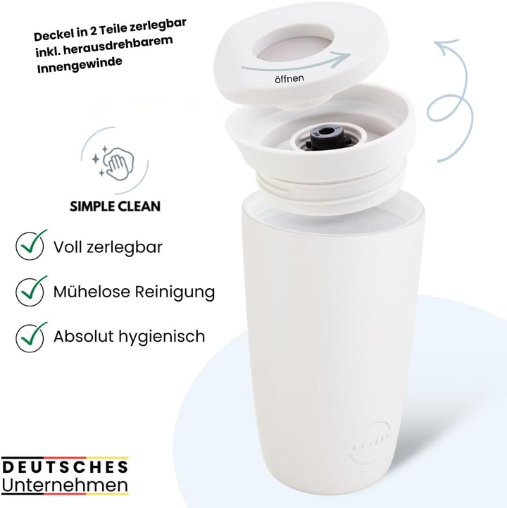 Thermobecher 350ml SNUG – Keramik-Beschichtung für puren Geschmack – Auslaufsicherer Kaffeebecher To