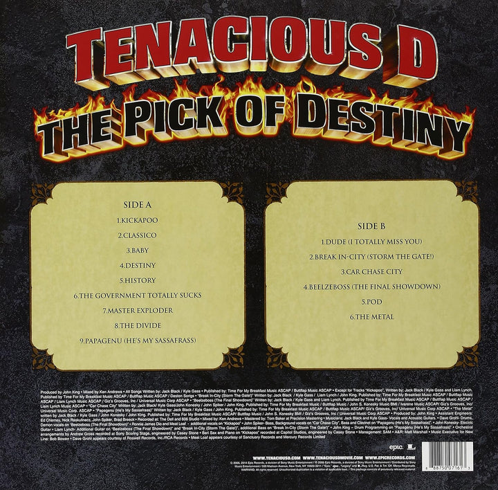 The Pick of Destiny (180 Gr), Vinyl