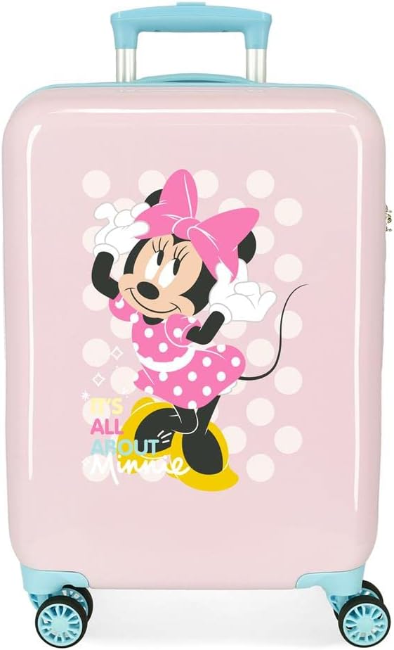 Disney Minnie Play All Day Kabinenkoffer Pink 38x55x20cm starres ABS Seitenkombinationsschloss 34L 2