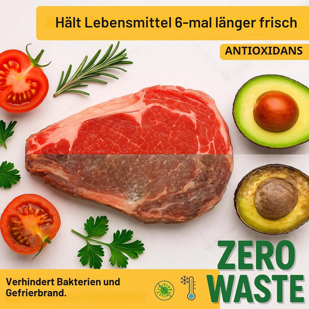 BOLSEMACK Vakuumierbeutel 15x60cm - Vakuumbeutel 100 Stück für alle Vakuumierer & Lebensmittel Vakuu