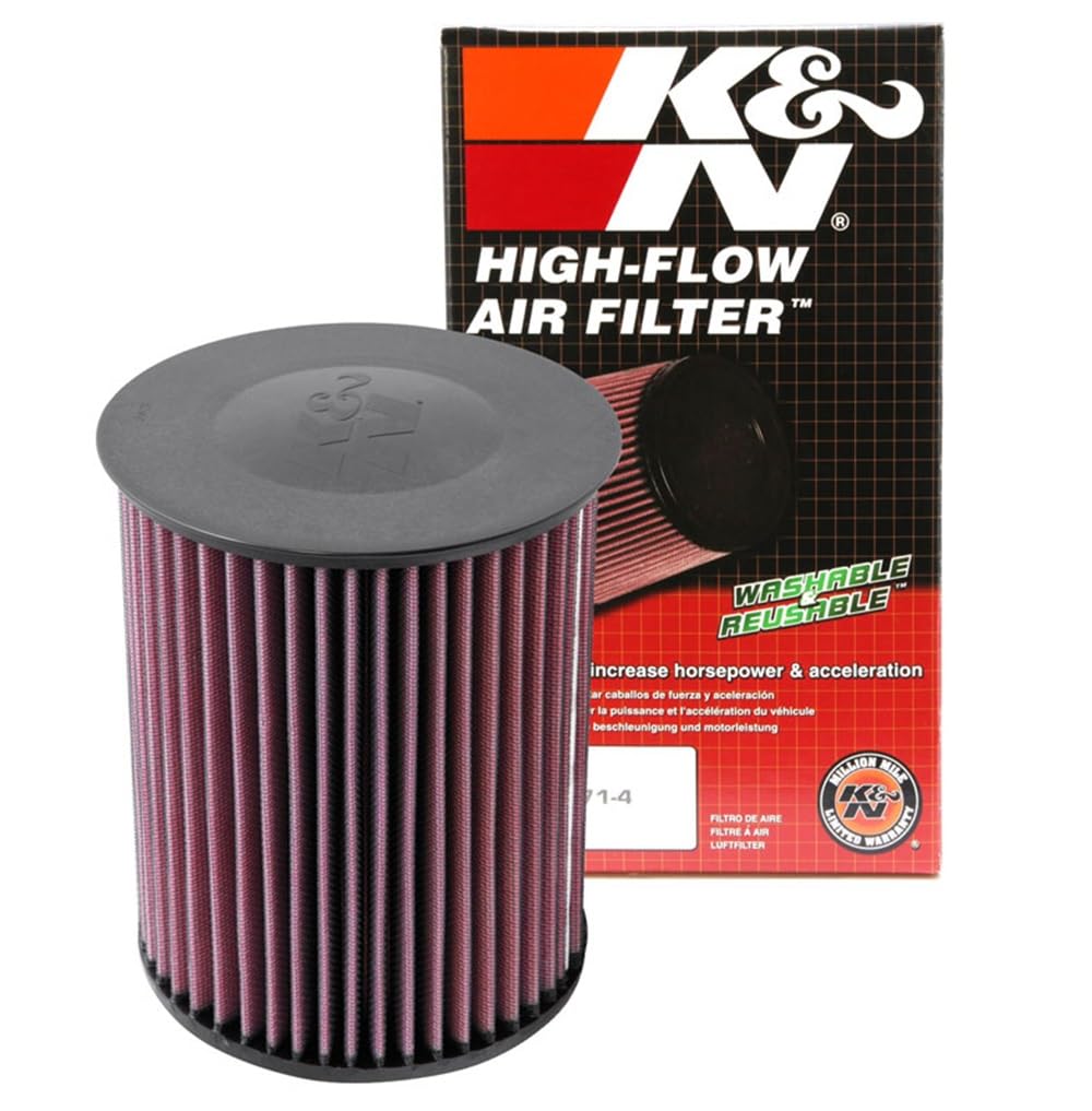 K&N E-2993 Waschbarer und wiederverwendbarer KFZ Tauschluftfilter, Nicht zutreffend, Luftfilter