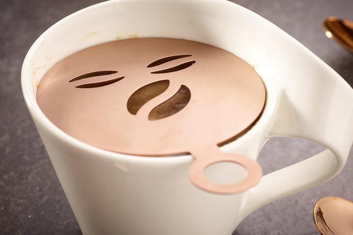 ECHTWERK Kaffeezubehör-Set, 23-tlg, Milchschaumkännchen 350 ml, Kakaostreuer, 4x Espresso-, 4x Cappu
