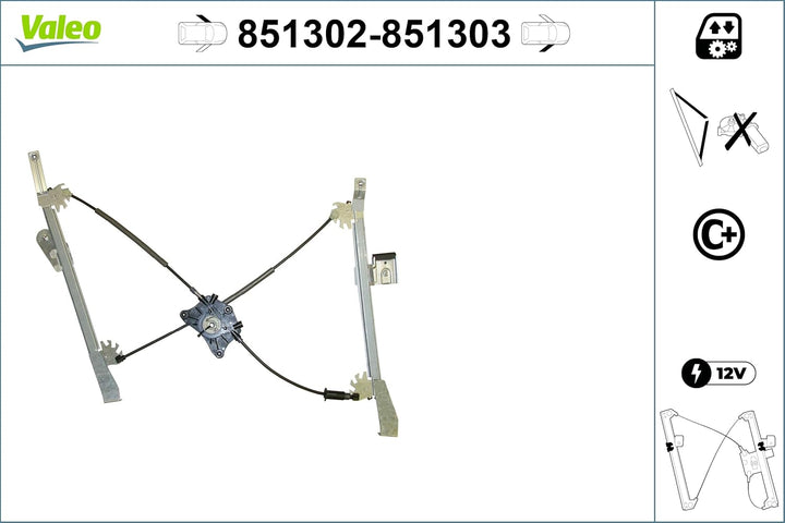 Valeo Fensterheber 851302