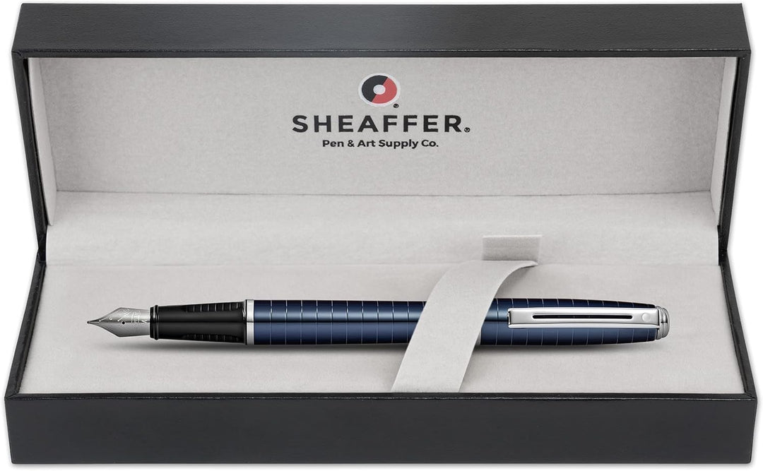 Sheaffer Prelude Füllhalter (Federstärke M=Mittel) Kobaltblau-Lack Blau Lack Mittel, Blau Lack Mitte