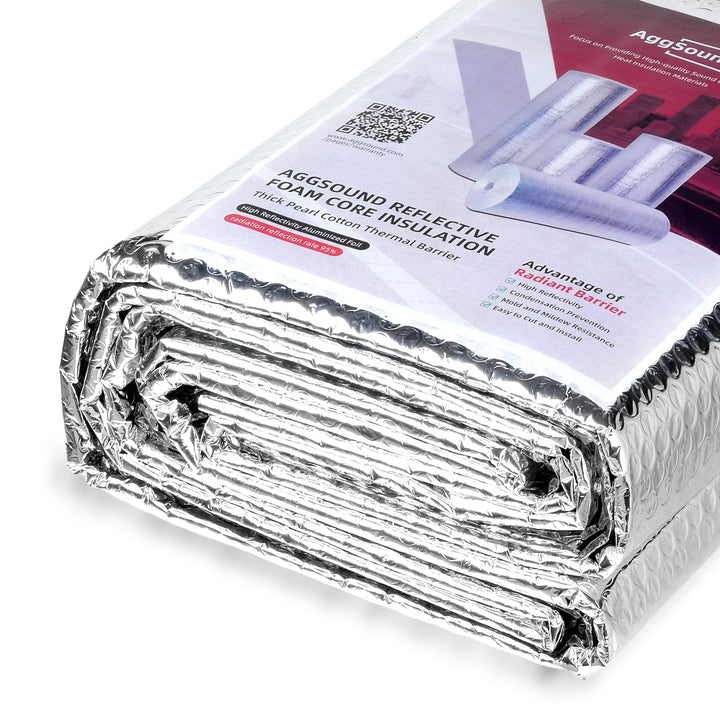 3mm reflektierendes einlagiges Blasen-Isolierung, 121,9cm × 3m doppelseitiges Aluminiumfolien-Isolie