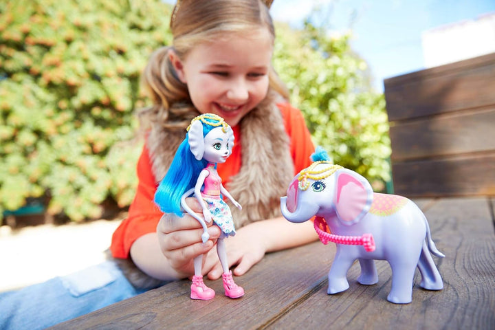 Mattel Enchantimals FKY73 Themenpack Ekaterina Elephant, Spiel, Bunt Elenfanten Themenpack, Elenfant