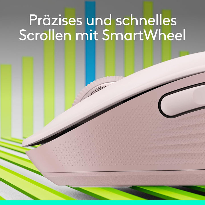 Logitech Signature M650 Kabellose Maus - für kleine bis mittelgrosse Hände, 2-Jahres-Batterie, Leise