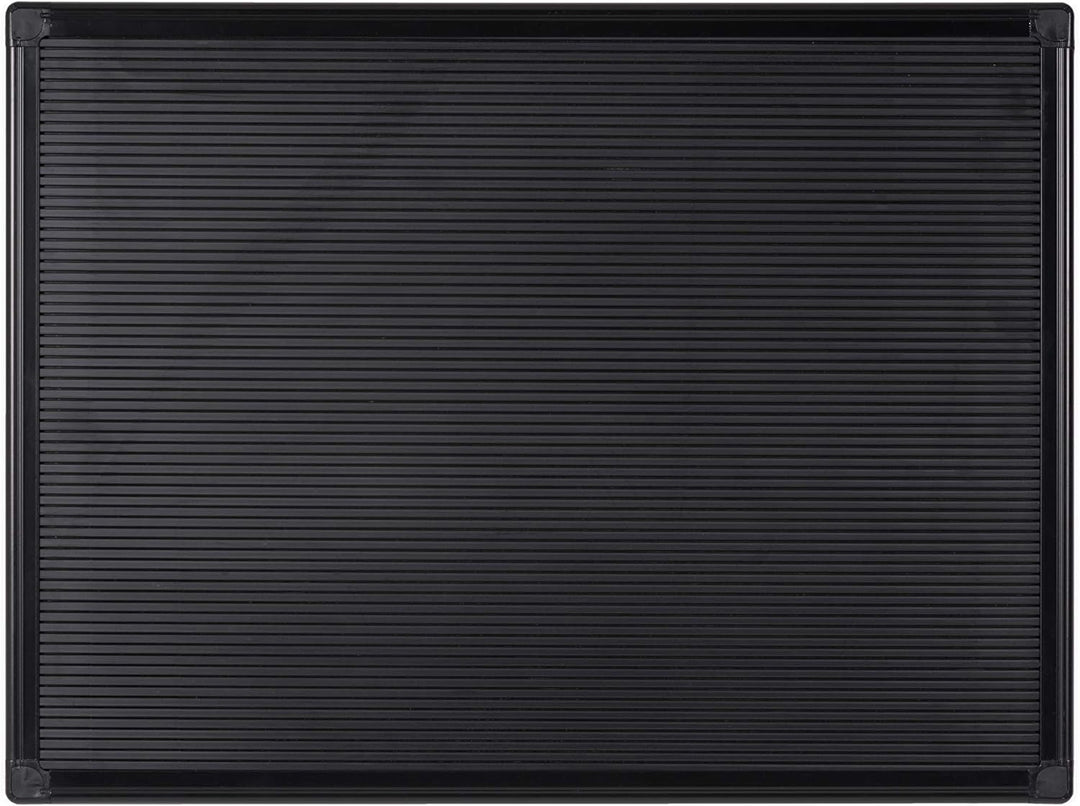 Bi-Office 600 x 450 mm, Hochformat, Maya Letterboard Aluminium, hochkapazitiv, Schwarz
