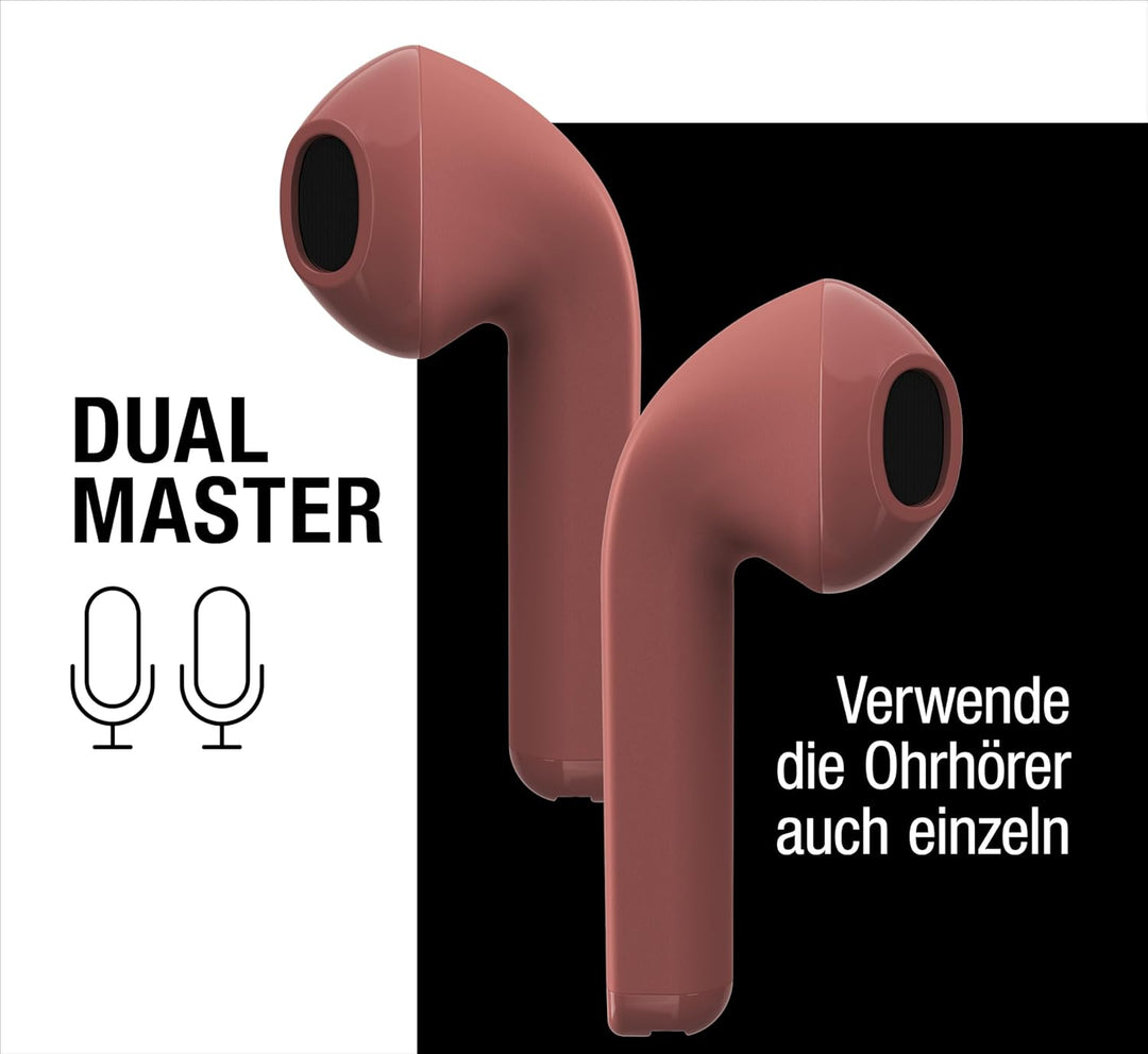 Fresh 'n Rebel Twins Core, True Wireless kabellose In-Ear Bluetooth Kopfhörer, mit Sprachassistent,