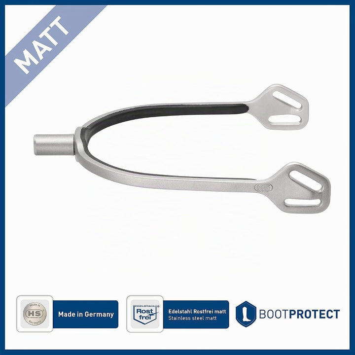 SPRENGER BootProtect Sporen - Edelstahl rostfrei matt, flach (15 mm), 15 mm