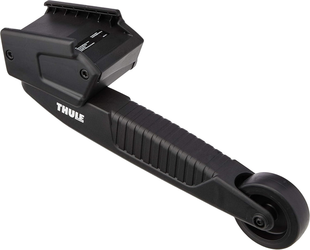 Thule 939000 Fahrradträger VeloSpace XT 3 Bikes, 13 pin &amp; 9173 Transportrollen, schwarz, 50 x 25 x 2