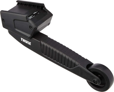 Thule 939000 Fahrradträger VeloSpace XT 3 Bikes, 13 pin & 9173 Transportrollen, schwarz, 50 x 25 x 2