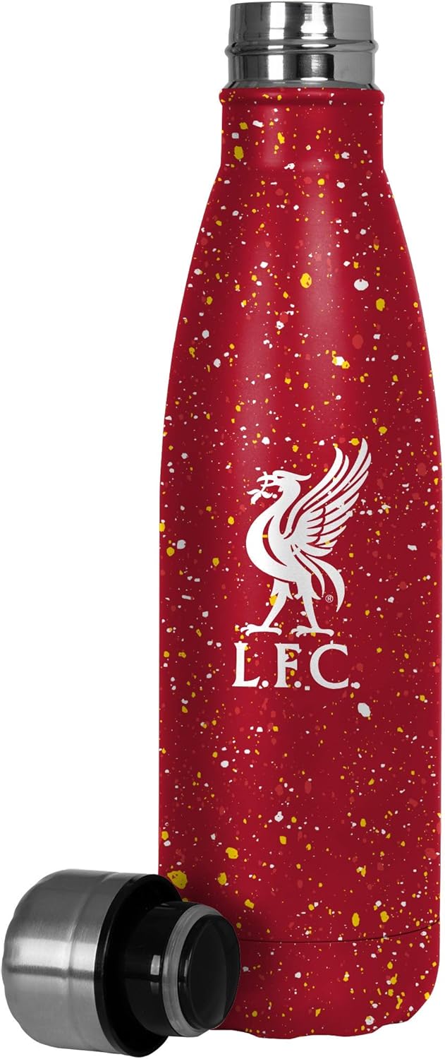 FOCO Offizielles Lizenzprodukt Liverpool FC Wiederverwendbar 500 ml Wasserflasche, Liverpool