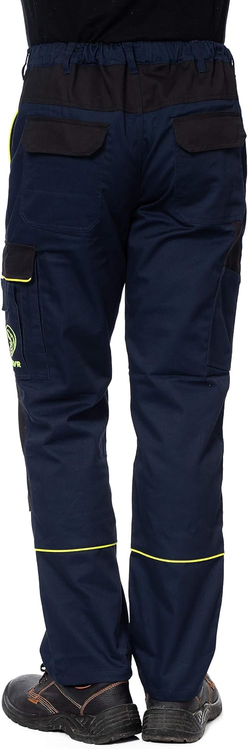 Fortum Arbeitshosen Männer - Arbeitshose Herren mit Gürtelschlaufen, Reissverschluss, elastischer Bu
