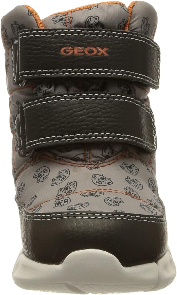 Geox Jungen B Flexyper Boy B ABX Stiefeletten 26 EU Grey Orange, 26 EU Grey Orange