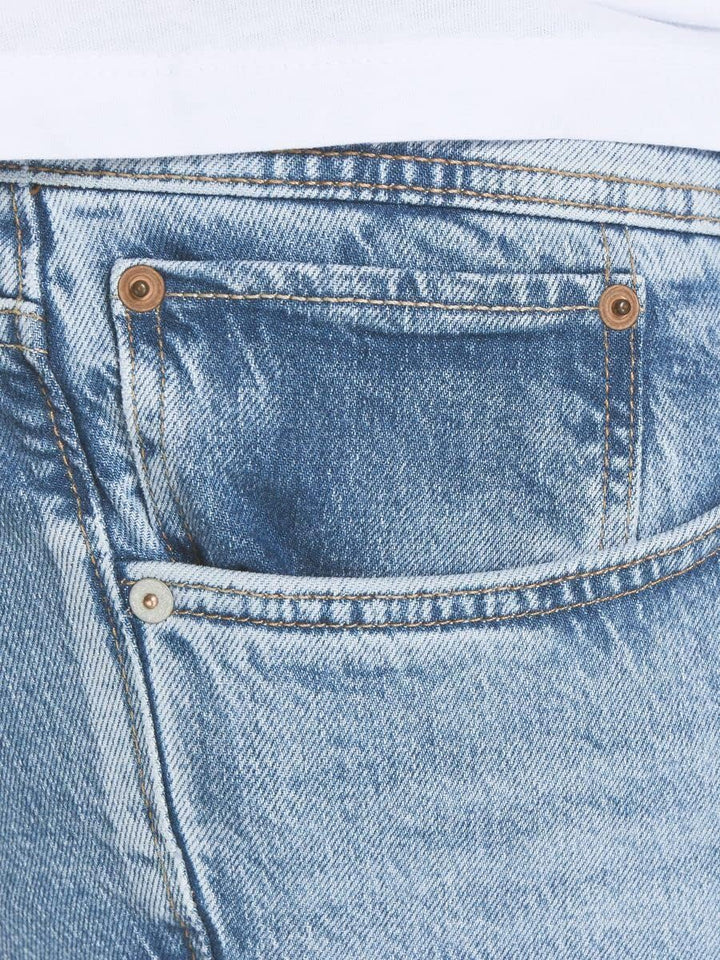 JACK&JONES Plus Mens Blue Denim Slim