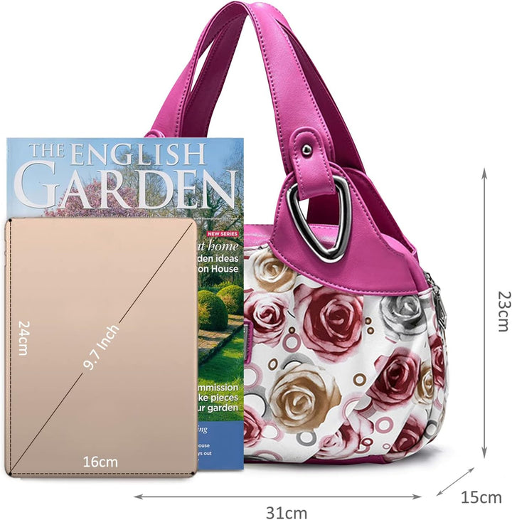 NICOLE &amp; DORIS Handtaschen Damen Designer Tasche Elegante Gross Handtasche Modern Shopper Tote Bag D