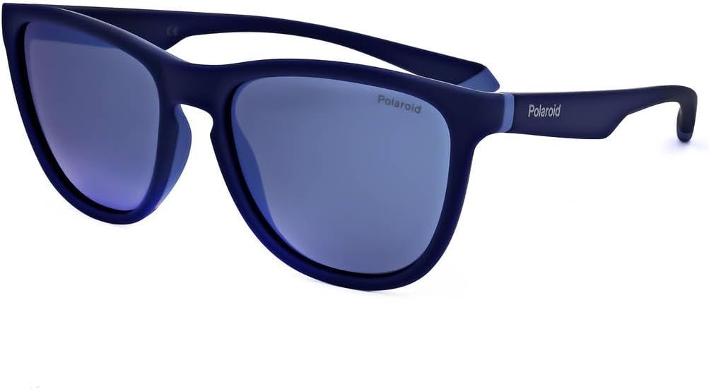 Polaroid Unisex Sunglasses 56 Zx9/5x Blue Azure, 56 Zx9/5x Blue Azure