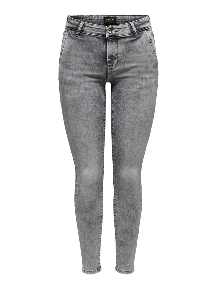 ONLY Damen Jeans XS / 32L Grey Denim, XS / 32L Grey Denim