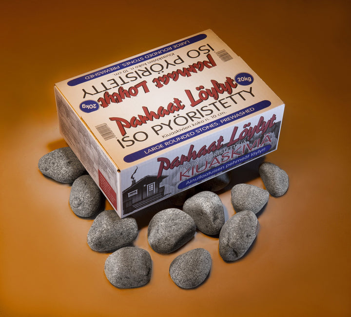 Runde NatursaunaSteine Grösse