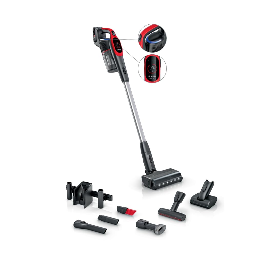 Bosch Unlimited 9 ProAnimal Handstaubsauger, BBS931PET, rot
