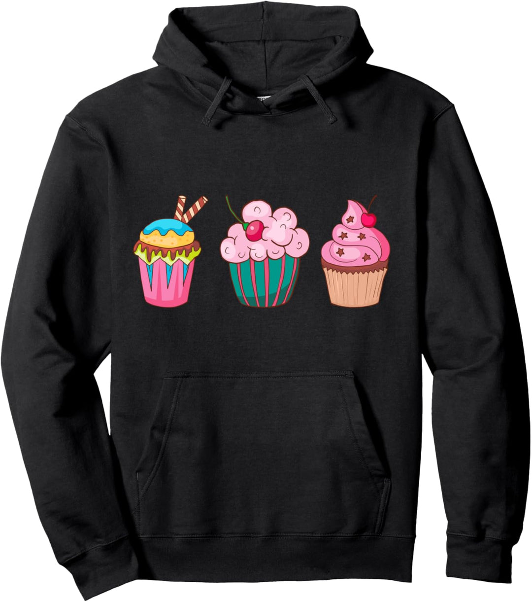 Cupcake Backen Bäcker Bäckerei Kuchen Pullover Hoodie