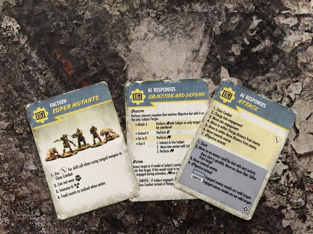 Modiphius Entertainment MUH051235 Fallout: Wasteland Warfare Zubehör, Rot/Ausflug, einfarbig (Getawa