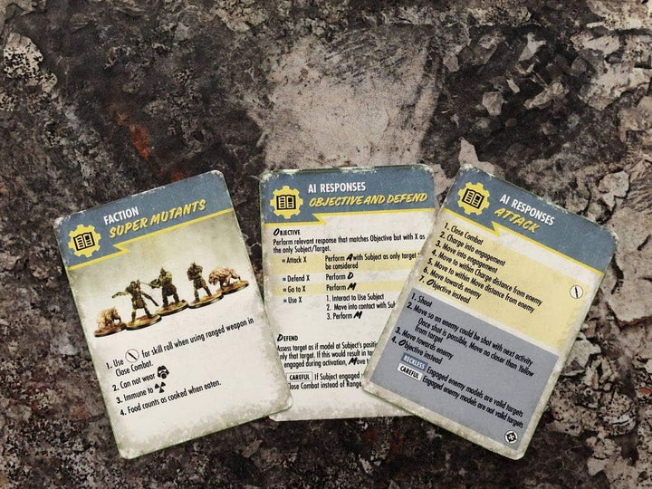 Modiphius Entertainment MUH051235 Fallout: Wasteland Warfare Zubehör, Rot/Ausflug, einfarbig (Getawa