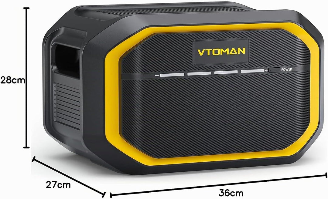 VTOMAN FlashSpeed 1500 Zusätzlicher Batterie 1548Wh - für FlashSpeed 1500/FlashSpeed 1000 Tragbare P