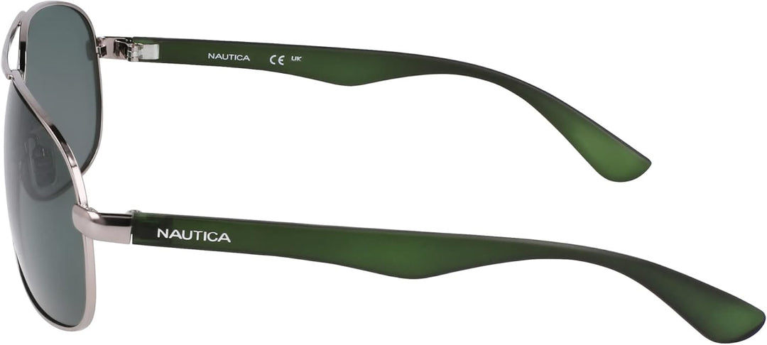NAUTICA Herren Sonnenbrille Einheitsgrösse Gunmetal, Einheitsgrösse Gunmetal
