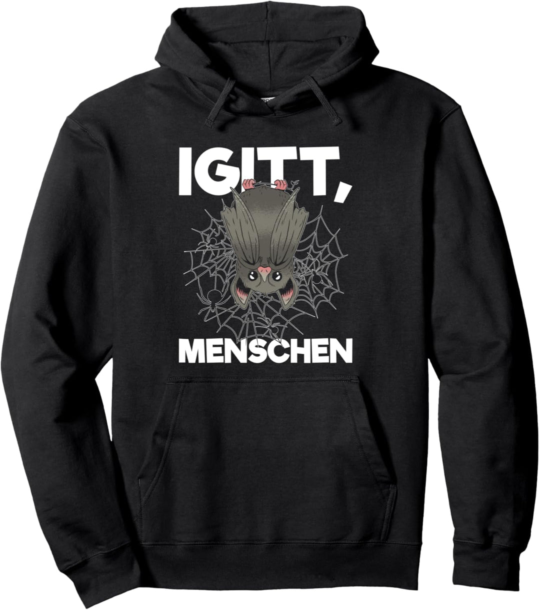 Igitt Menschen Fledermaus Lustiges Hasse Menschen Spruch Pullover Hoodie