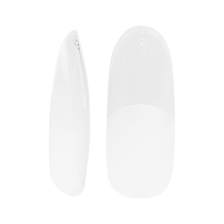 NEONAIL Flexible Nageltips 01 Clear Oval - Press On Nails - Nägel zum Aufkleben - Nail Tips - Tips f