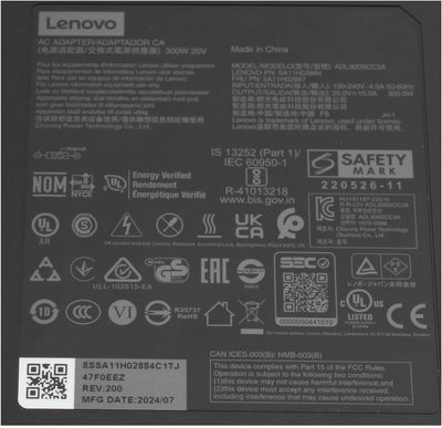 Lenovo 5A10W86290 Original Netzteil 300 Watt für Legion Pro 5-16IAH7/H,16ITH6H