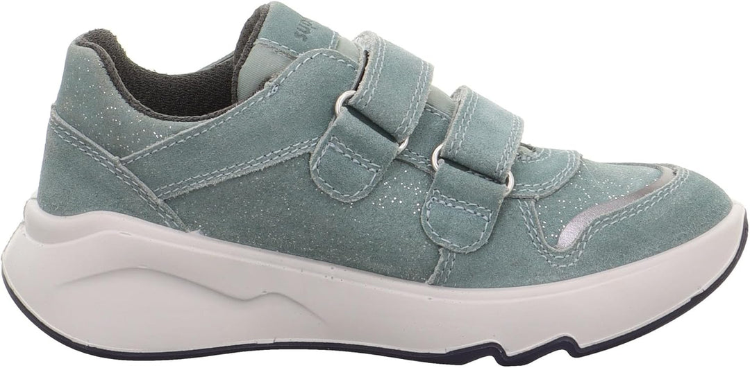 Superfit Mädchen Melody Sneaker 25 EU Schmal Hellgrün Silber 7500, 25 EU Schmal Hellgrün Silber 7500