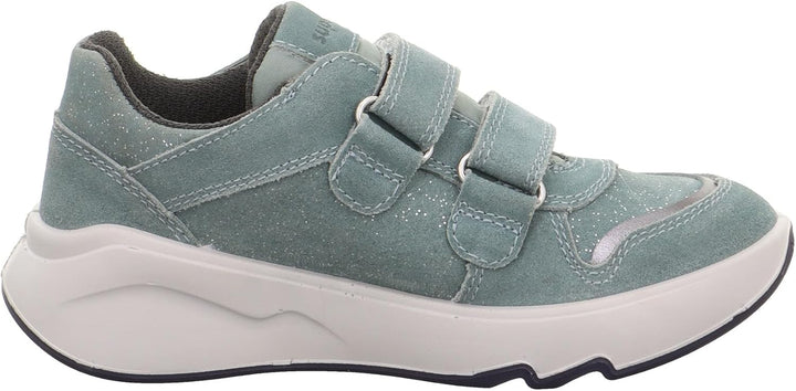 Superfit Mädchen Melody Sneaker 25 EU Schmal Hellgrün Silber 7500, 25 EU Schmal Hellgrün Silber 7500