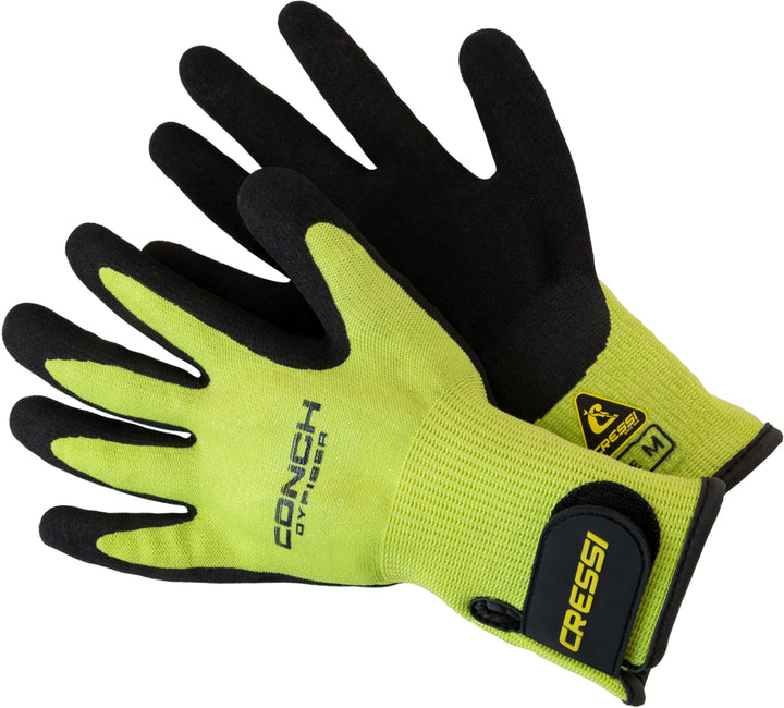 Cressi Conch Dyfiber Schnittfestigkeit Handschuhe M lime, M lime