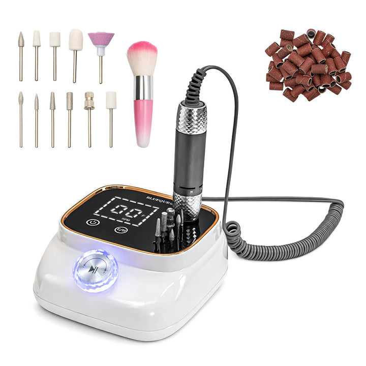 Trintion Elektrische Nagelfräser 45000 U/min Professionell, bidirektional Vorwärts/Rückwärts, geräus