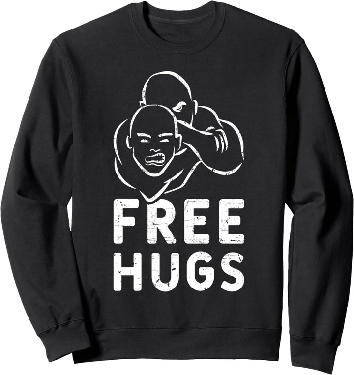 Free Hugs Lustiges Judo Jiu-Jitsu MMA Kampfsport Kämpfer Sweatshirt
