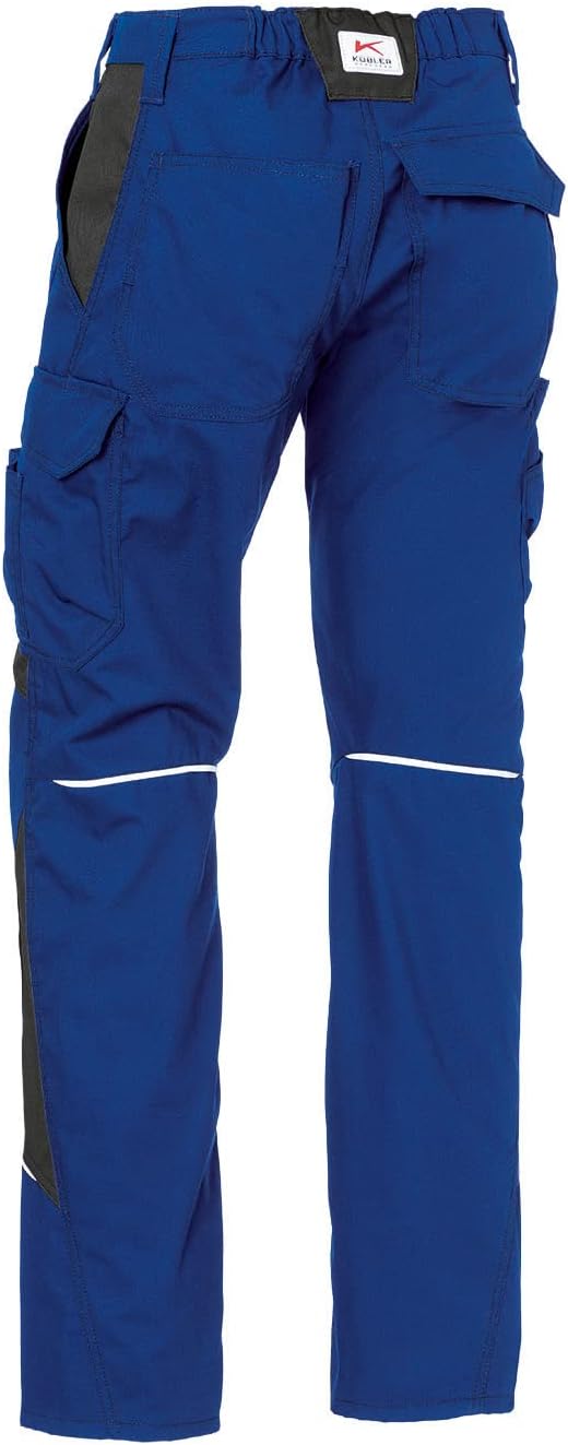 KÜBLER Workwear KÜBLER ACTIVIQ Cotton+ Damen-Arbeitshose Kornblumenblau/schwarz 54 Kornblumenblau/Sc