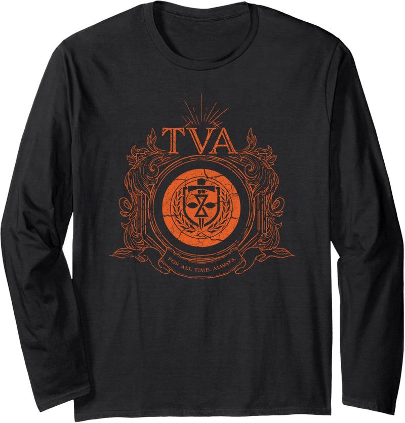 Marvel Loki Time Variance Authority TVA Badge Langarmshirt