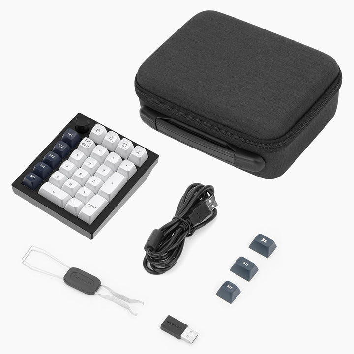 GEEKRIA Tragetasche für Nummernblock, kompatibel mit Keychron Q0 Max / Q0 Plus, tragbare Nummernbloc