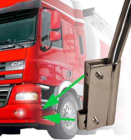 Edelstahl LKW Begrenzungsstab 110 cm mit LED-Leuchte Truck Peilstab Peilstäbe Begrenzungsleuchten Be