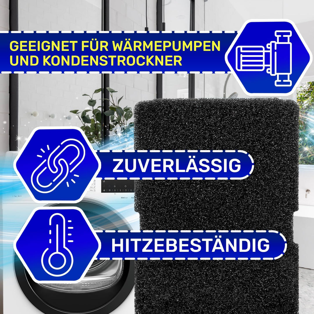 12 Stück Trockner Filter 240 x 155 x 10 mm mit dem Originalcode 2964840100 2964840200 für Beko für G