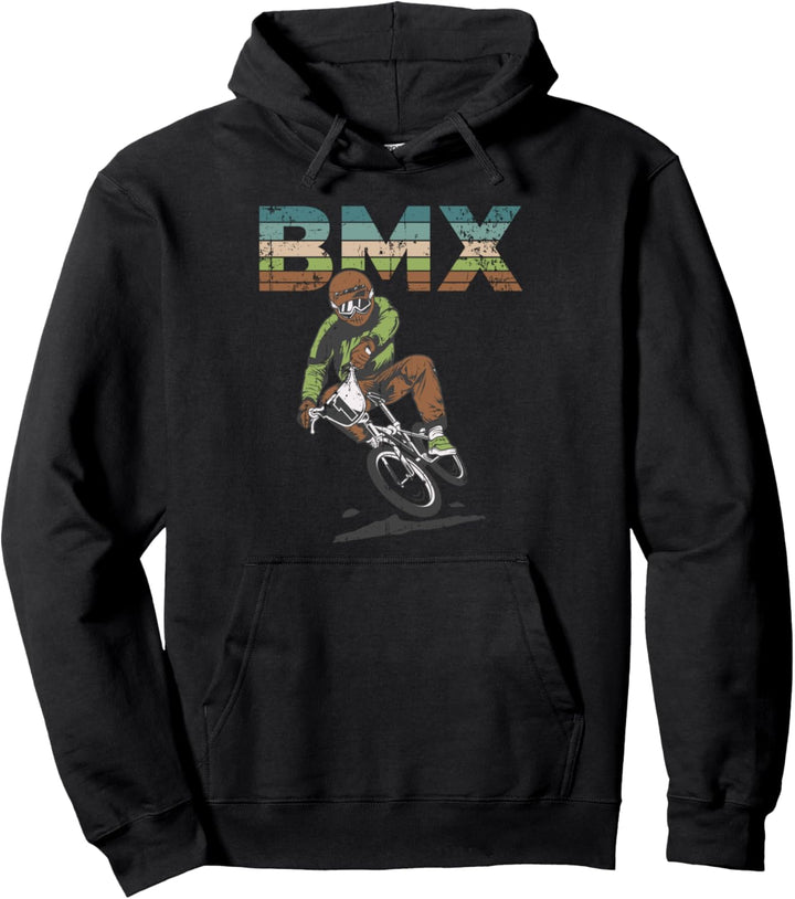 BMX Mountainbike Fahrradmotiv Downhill Spruch Radfahrerin Pullover Hoodie