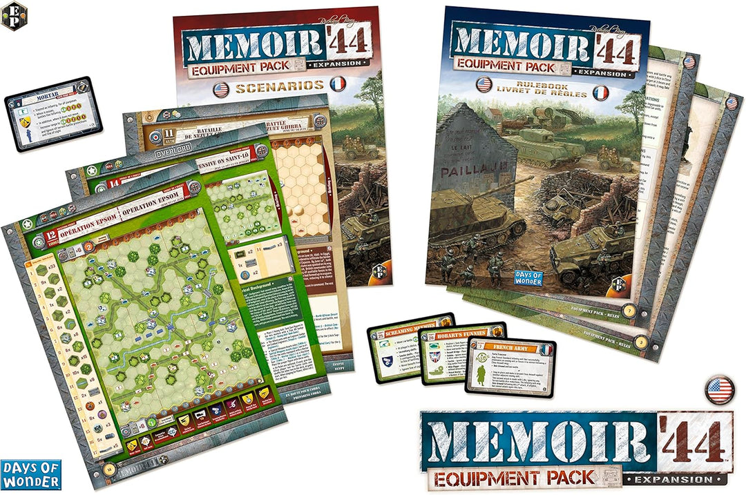 Days of Wonder Memoir '44 Expansion: Equipment Pack Erweiterung - Ausrüstungspack, Erweiterung - Aus