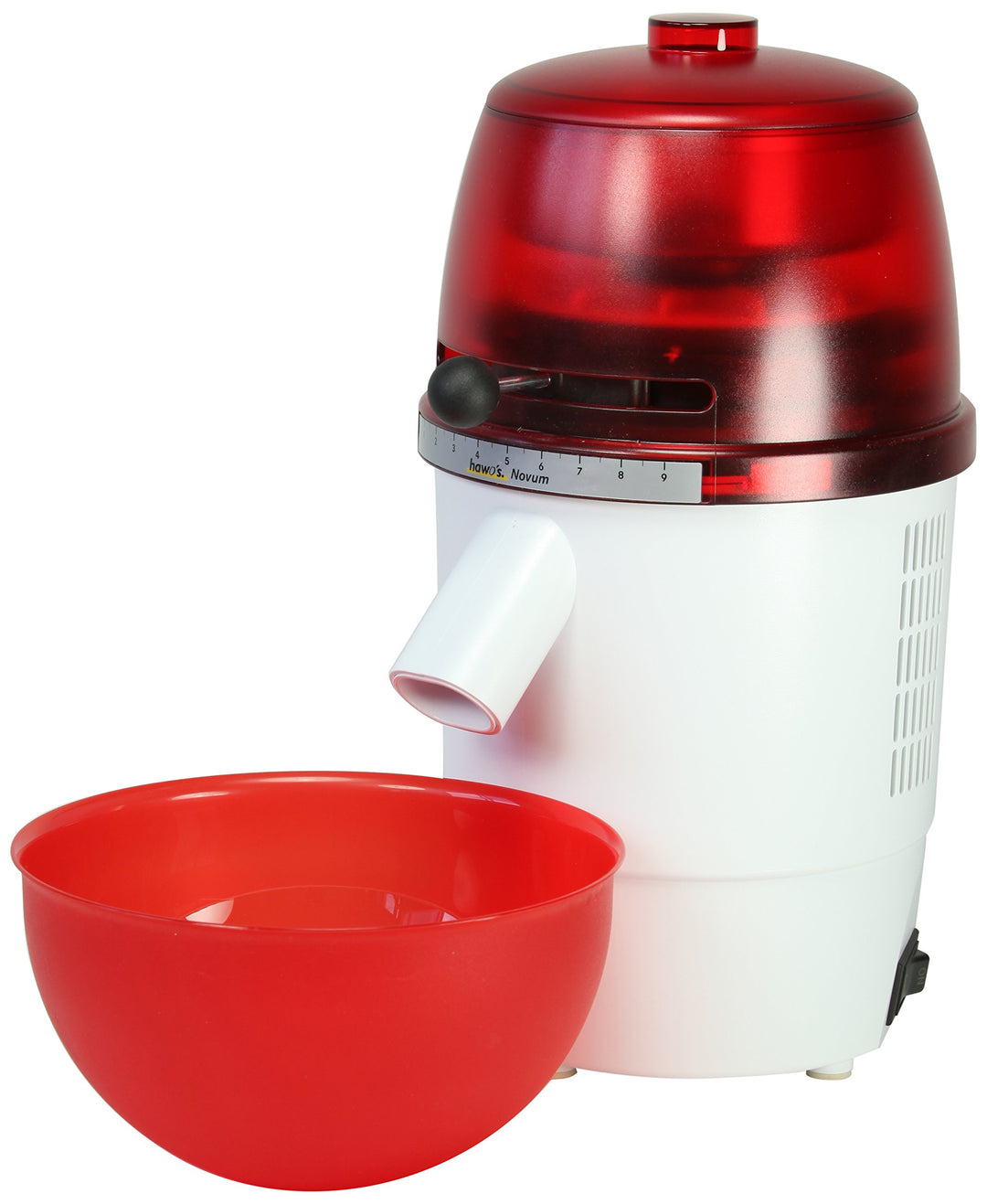 Jupiter 878060 Elektro-Getreidemühle Novum, rot/weiss
